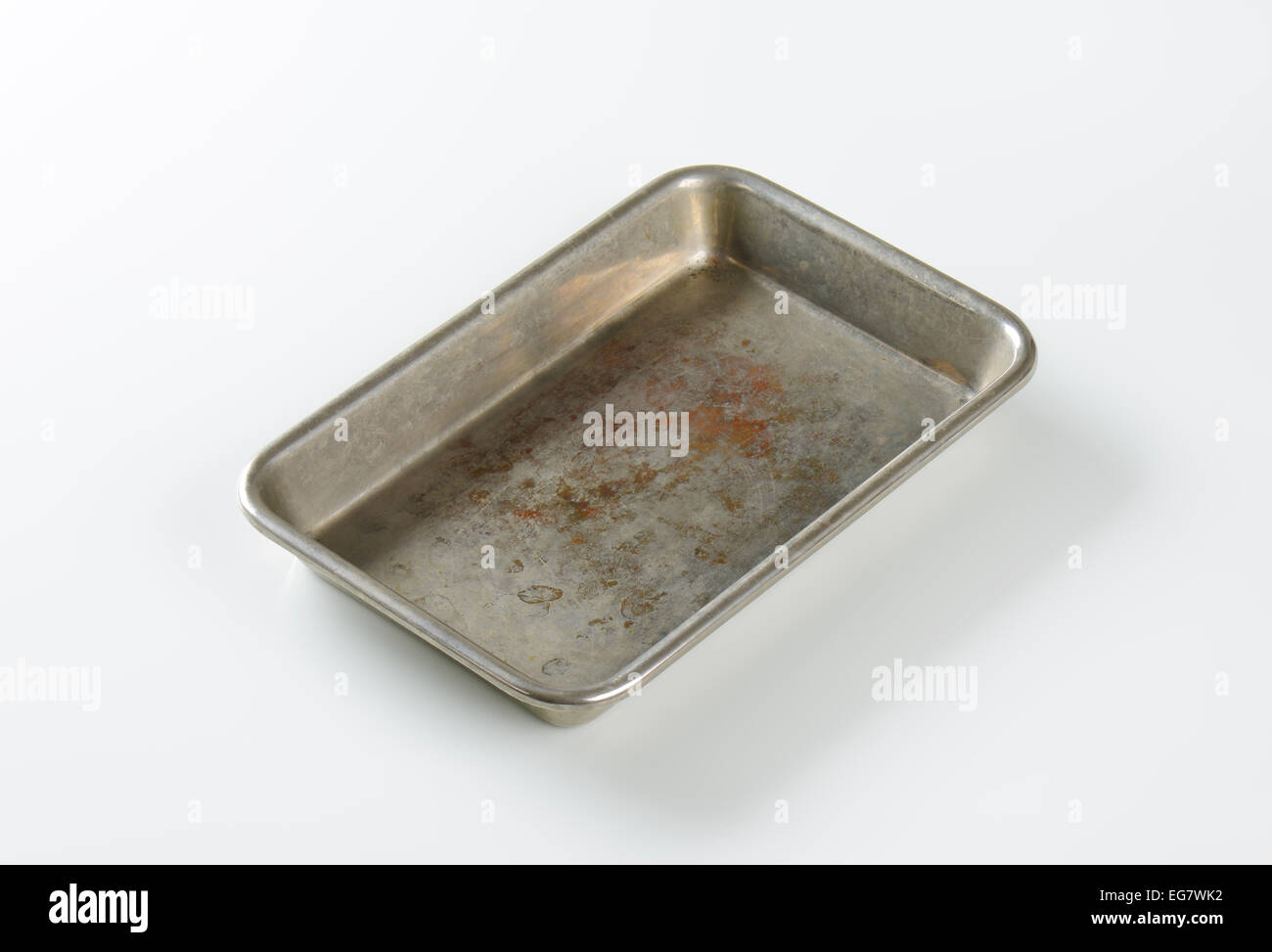 Used roasting pan no handles Stock Photo Alamy