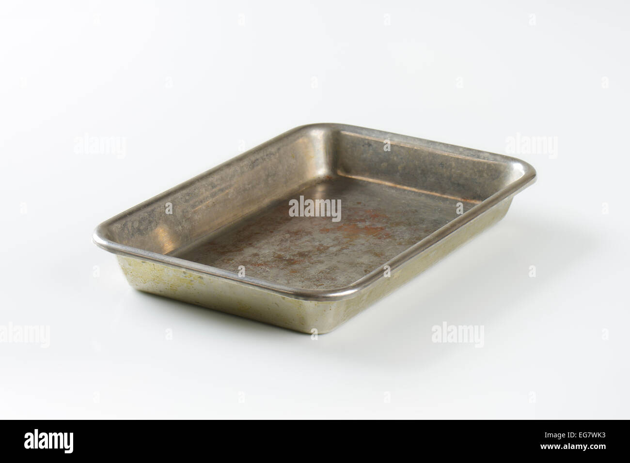 Used roasting pan no handles Stock Photo Alamy