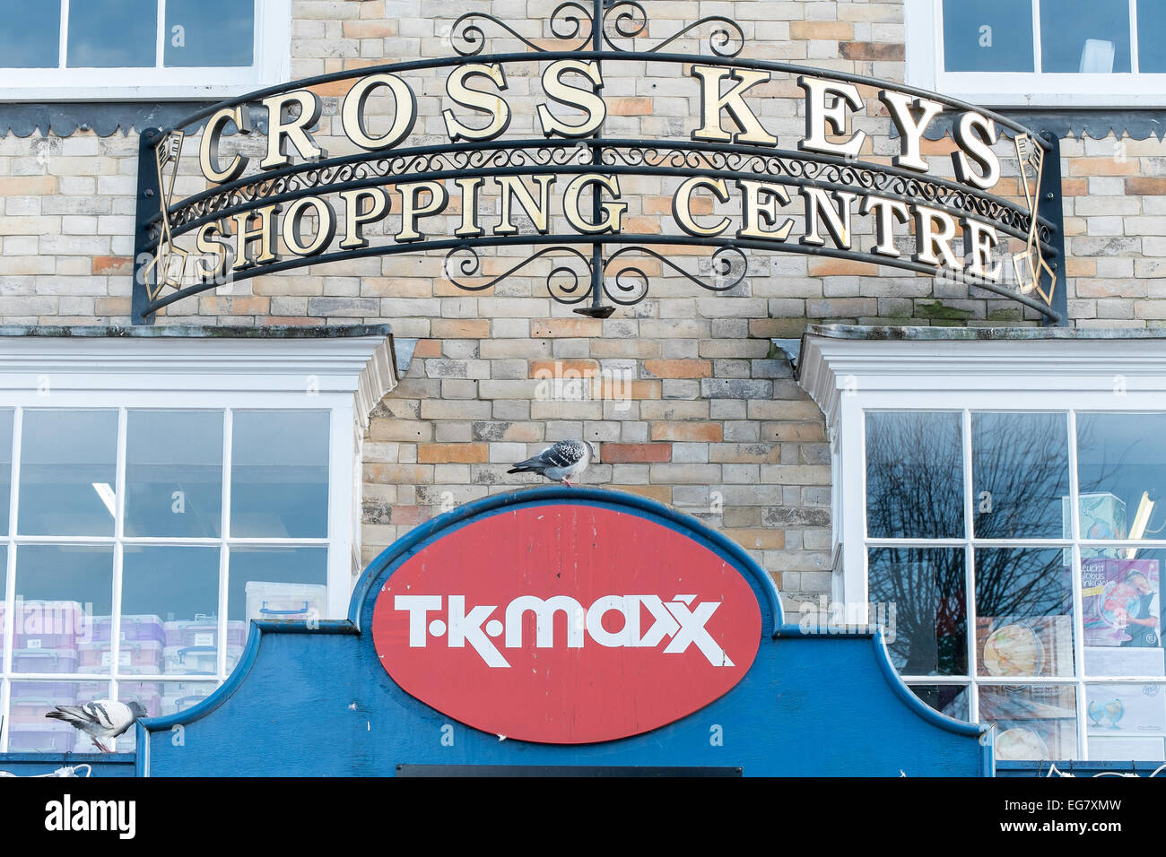 Cross Keys Shopping centre in salisbury Stock Photo