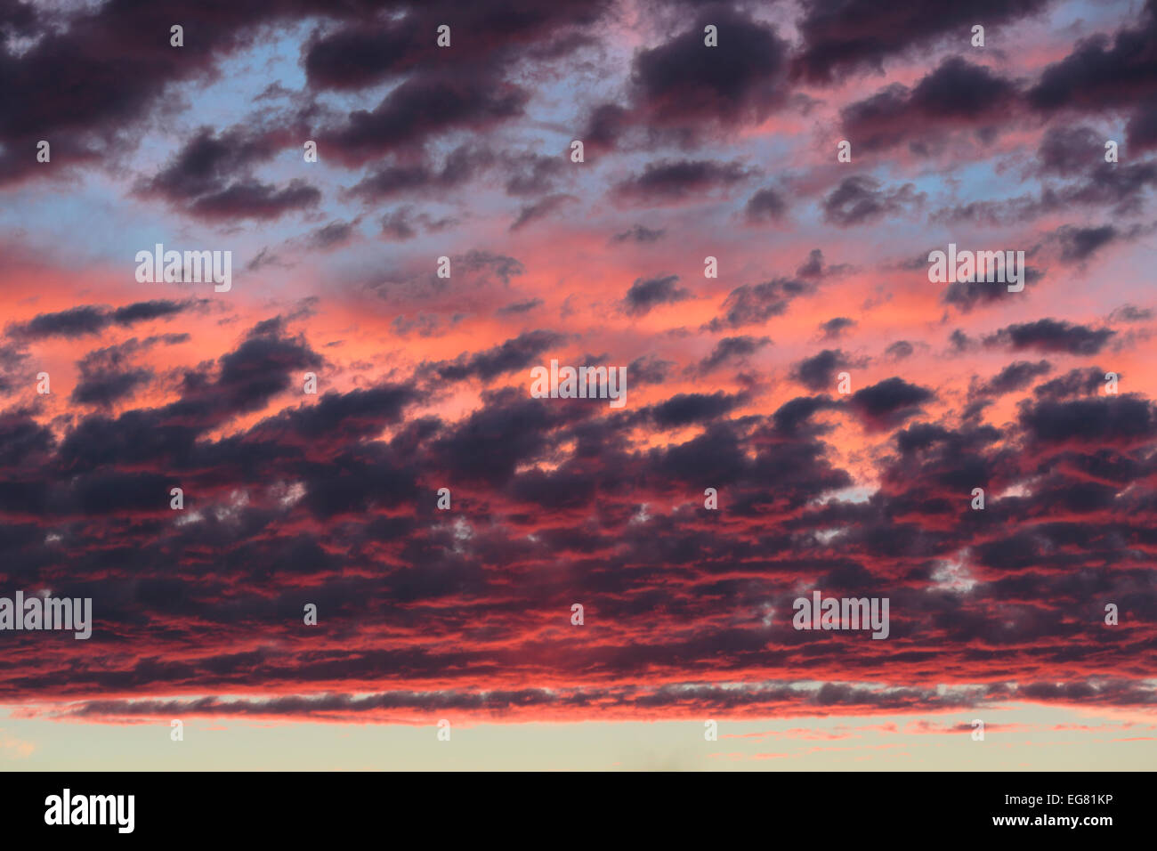 Clouds on sunset sky, background Stock Photo - Alamy