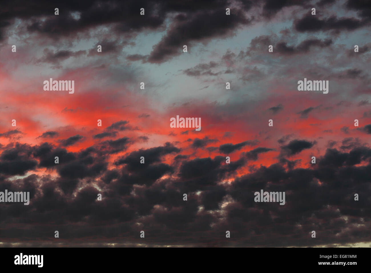 Clouds on sunset sky, background Stock Photo - Alamy