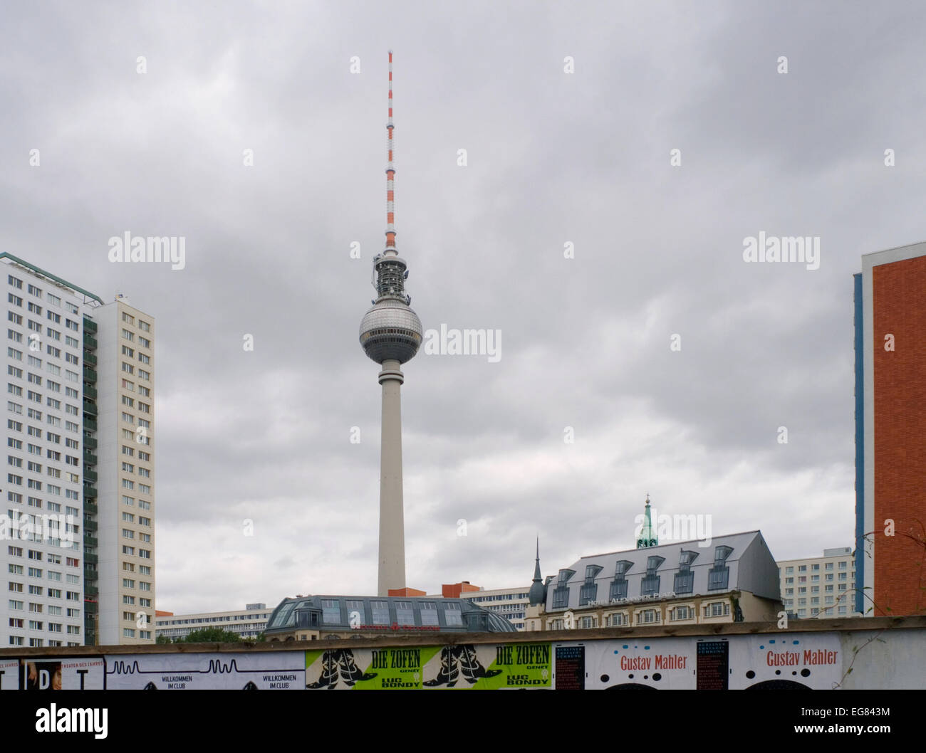 Berlin Tv Tower Stock Photo