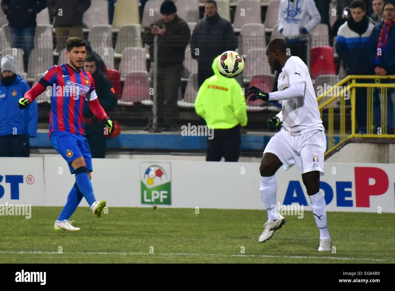 Soccer - UEFA Champions League - Group E - Real Madrid v Steaua Bucuresti -  Santiago Bernabeu. Sorin Paraschiv, Steaua Bucuresti Stock Photo - Alamy