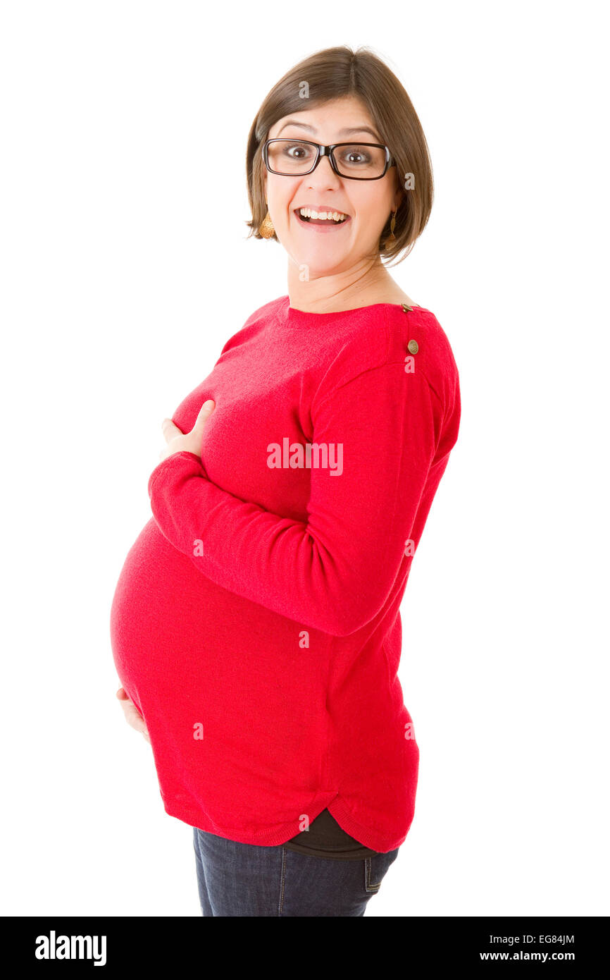 Beautiful latin pregnant woman hi-res stock photography and images - Alamy