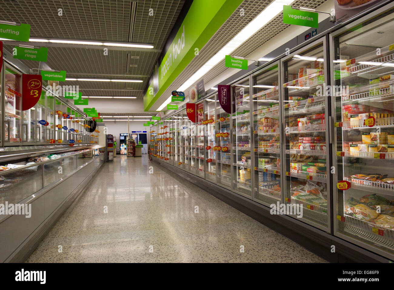 Inside Asda store Kendal Stock Photo Alamy