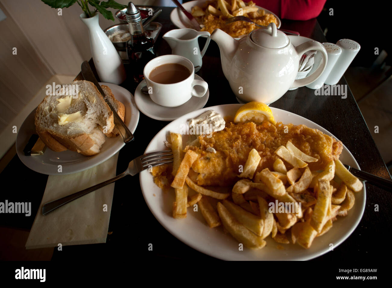 Fish and Chips. Southend-on-Sea, Essex, England,UK. 18 Feb 2015 Fish
