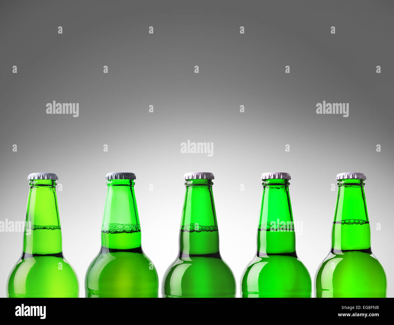 beer bottle green isolated white background Stock Photo Alamy