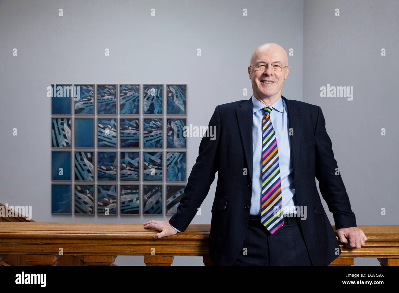 Harry Nimmo, fund manager with Standard Life Investments, Edinburgh Stock Photo