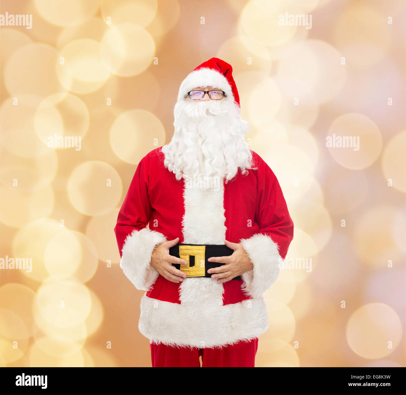 man in costume of santa claus Stock Photo - Alamy