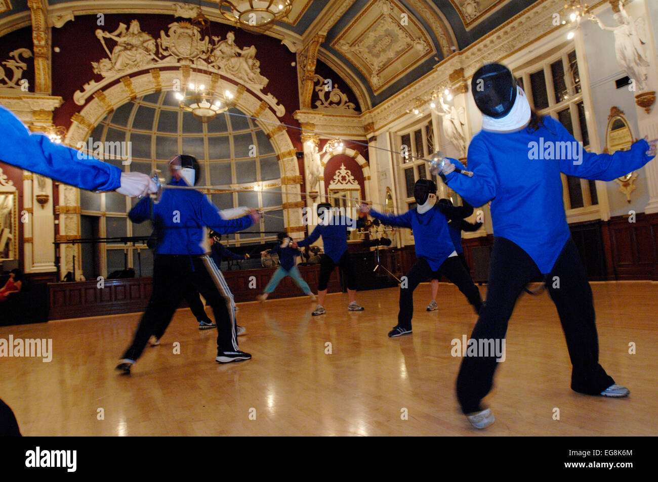 Fencing classes Finsbury Town Hall London Ec1 demo move is an
