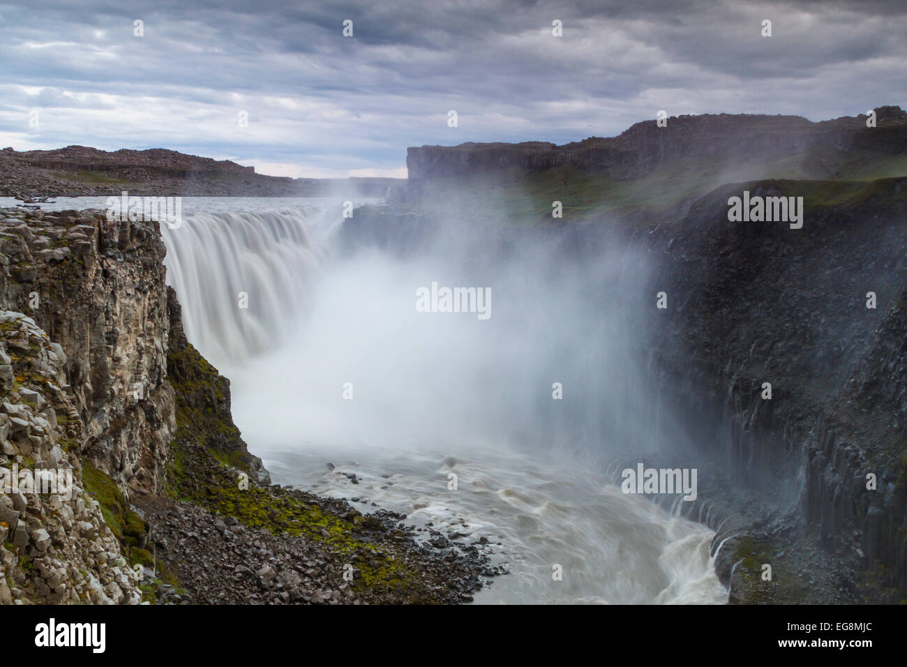 Dettifoss waterfall. Jokulsargljufur National Park. Iceland, Europe Stock Photo