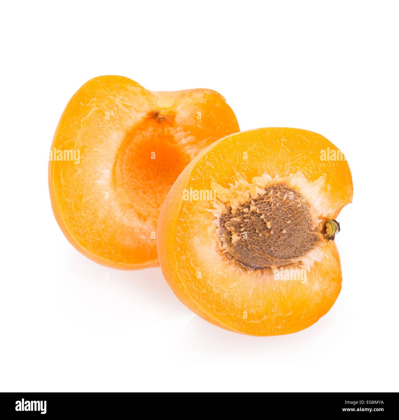 peach apricot isolated white apricots fruit Stock Photo Alamy