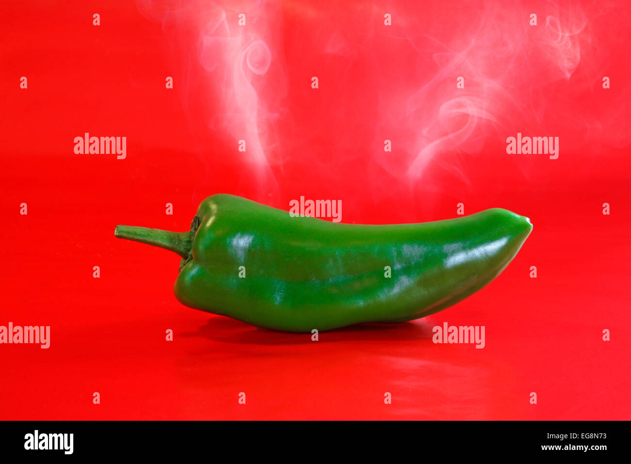 A spicy green chile from the Hatch Valley in New Mexico Stock Photo Alamy