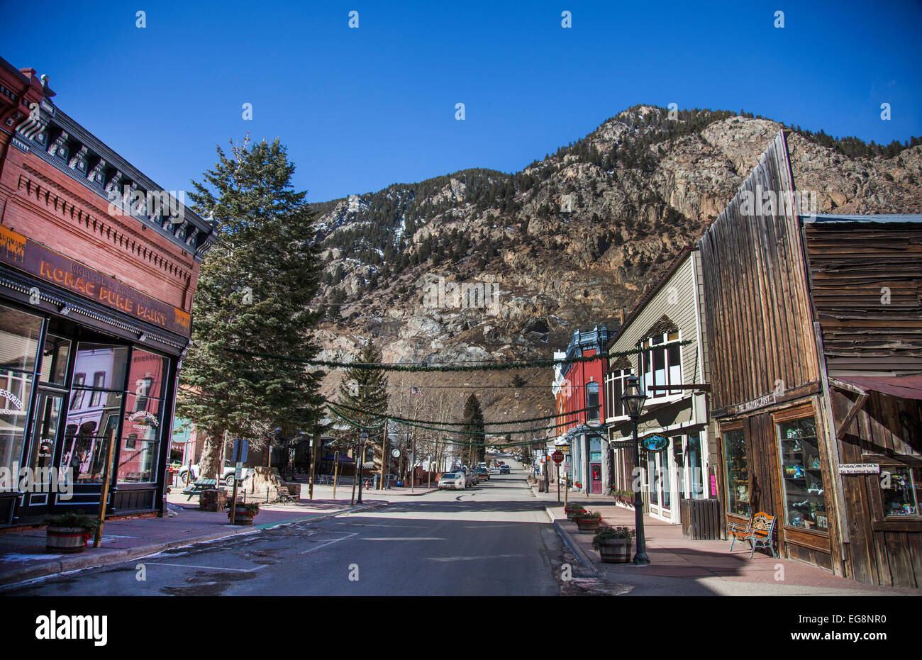 Town of Colorado Stock Photo Alamy