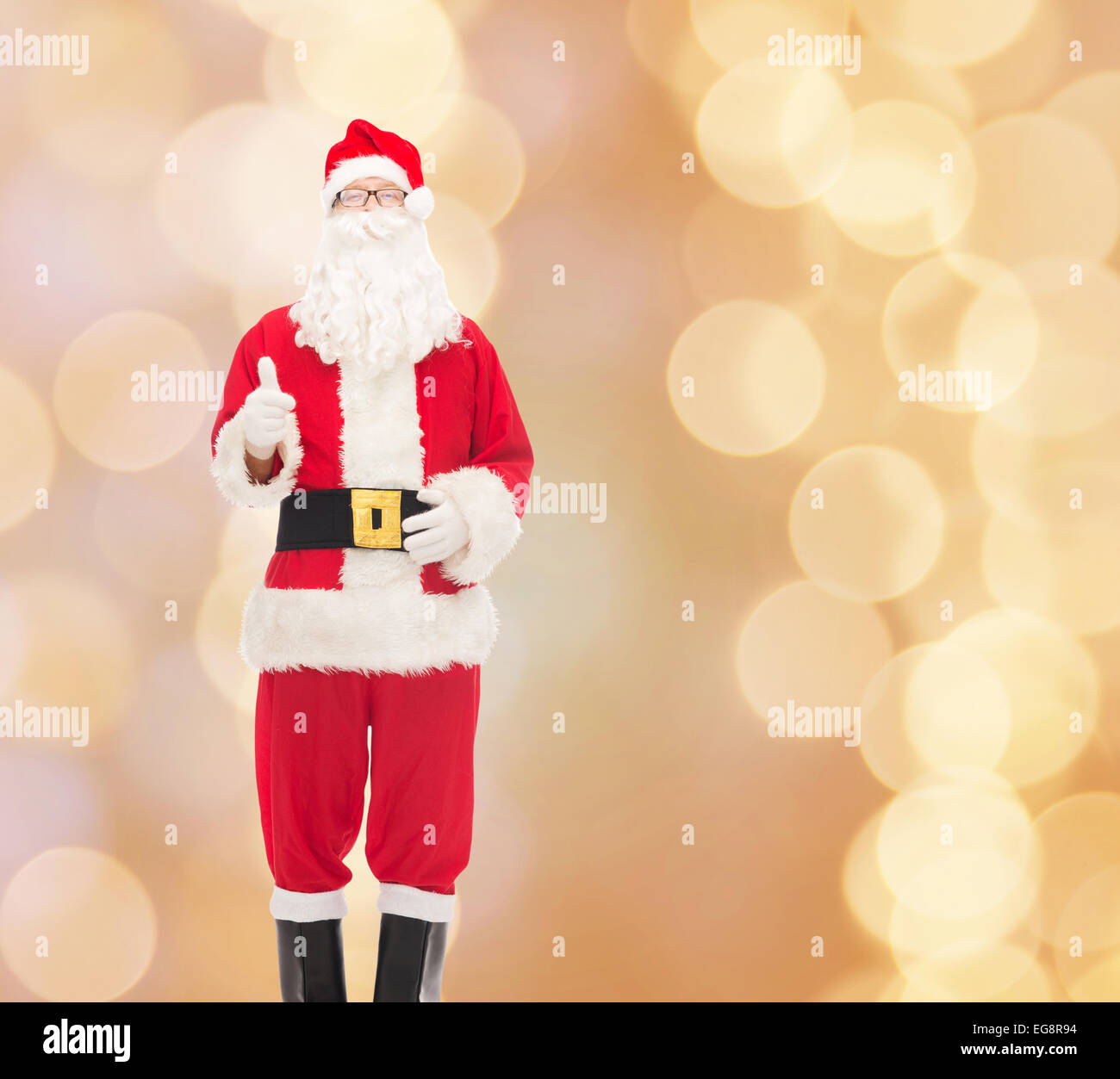 man in costume of santa claus Stock Photo - Alamy