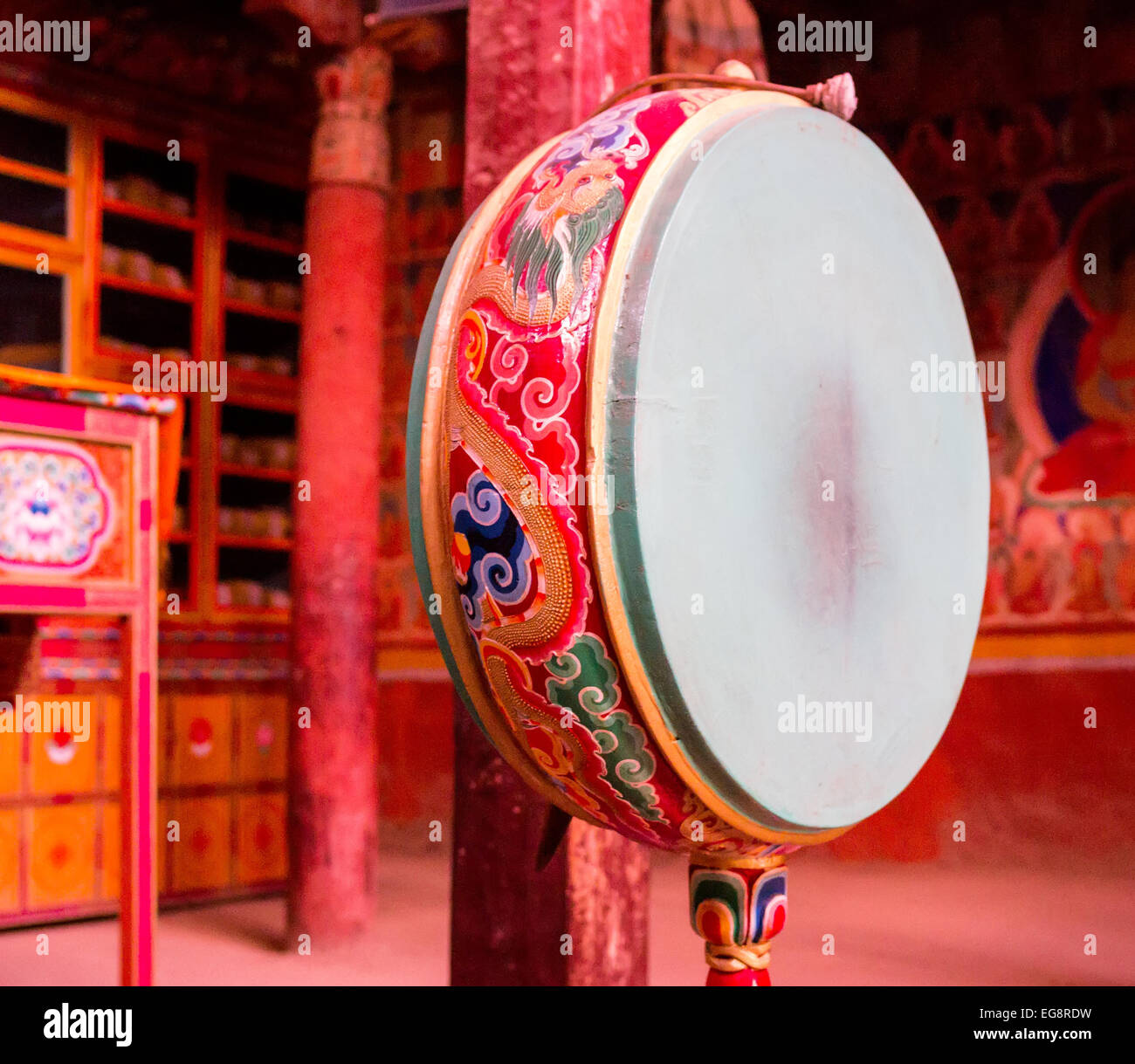 Buddhist Drum High Resolution Stock Photography and Images - Alamy