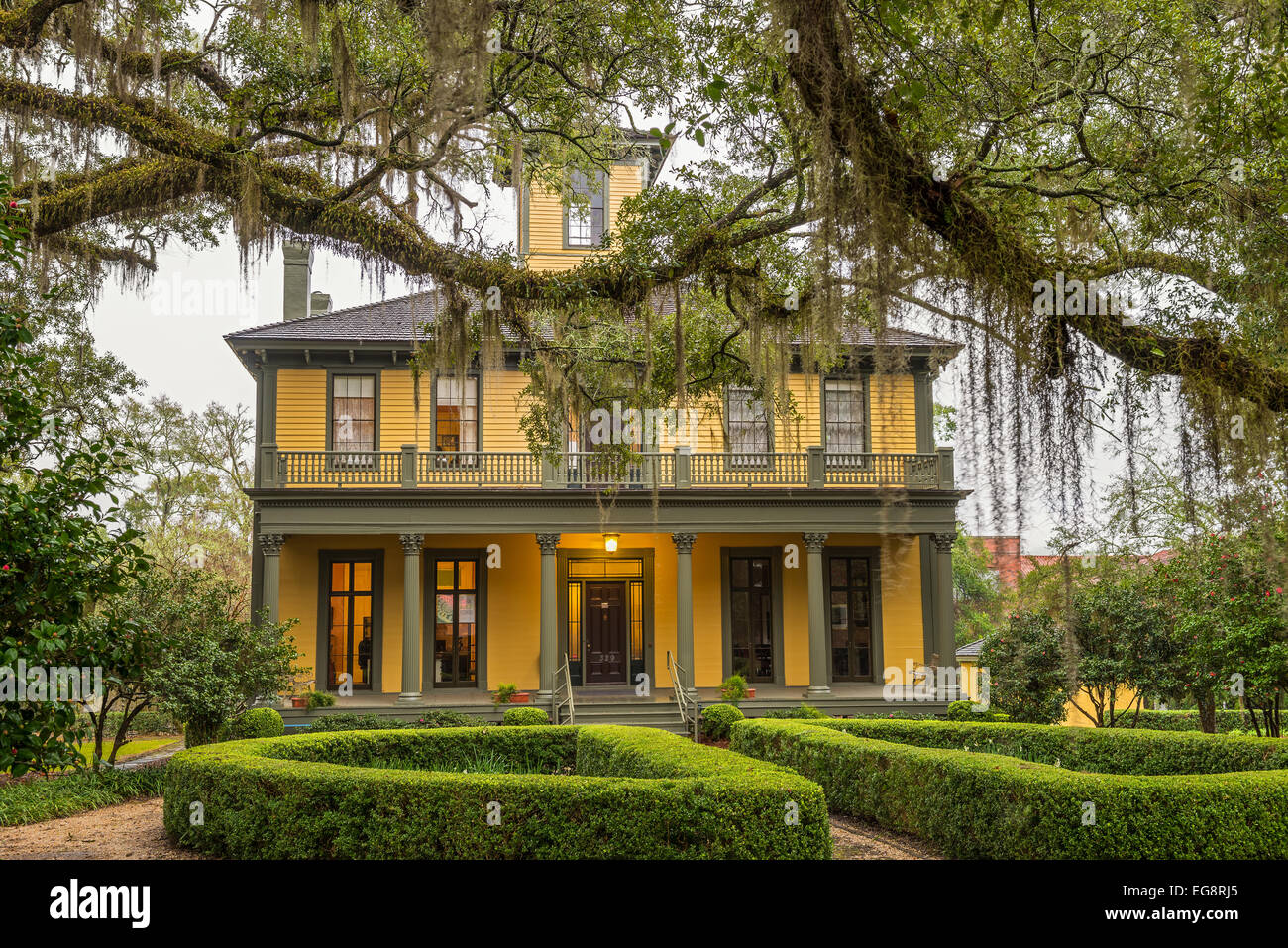 The Brokaw-McDougall House located in the National Register Historic District Stock Photo