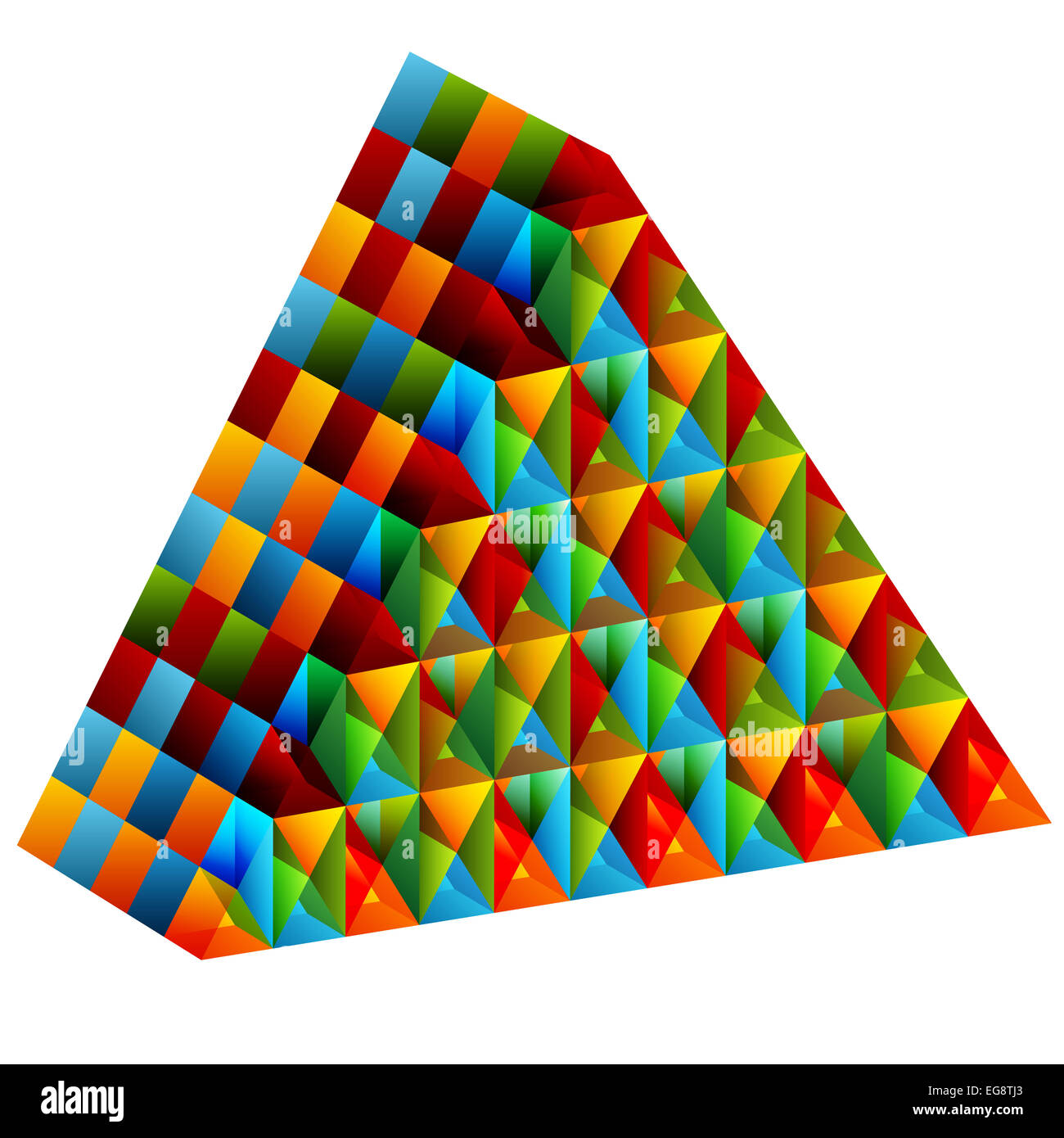 Triangle pyramid vector clip hi-res stock photography and images - Alamy