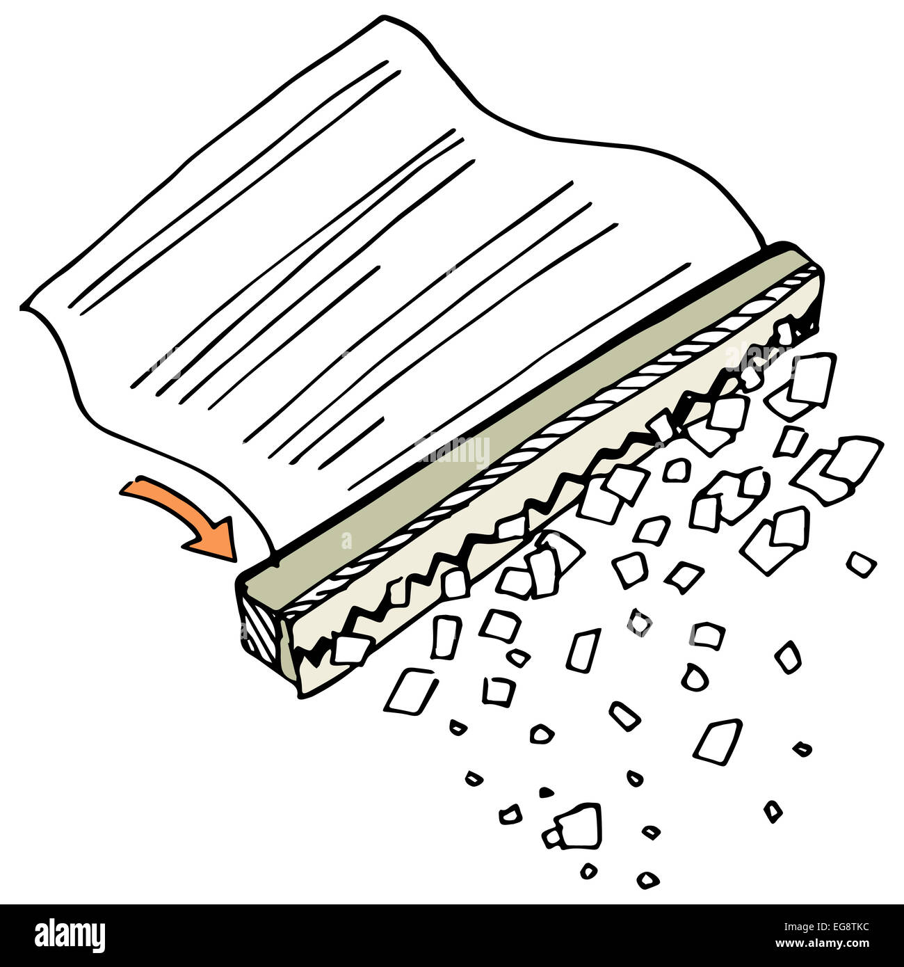 An image of a paper shredder Stock Photo Alamy