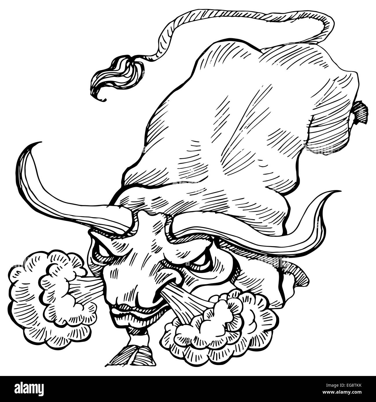 Bull angry charging Cut Out Stock Images \u0026 Pictures - Alamy, image size:1300x1390