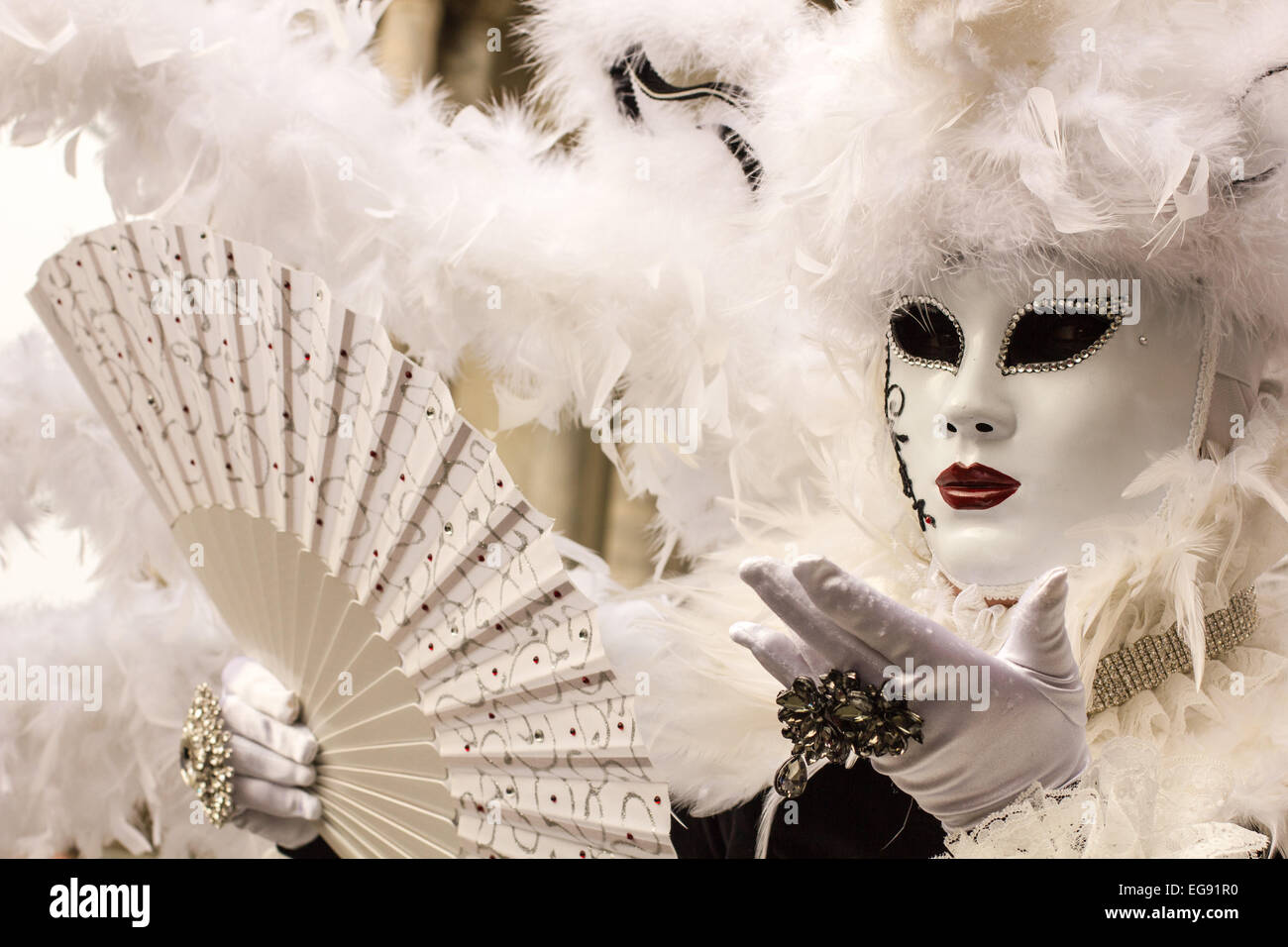 Venice Carnival Masquerade Stock Photo