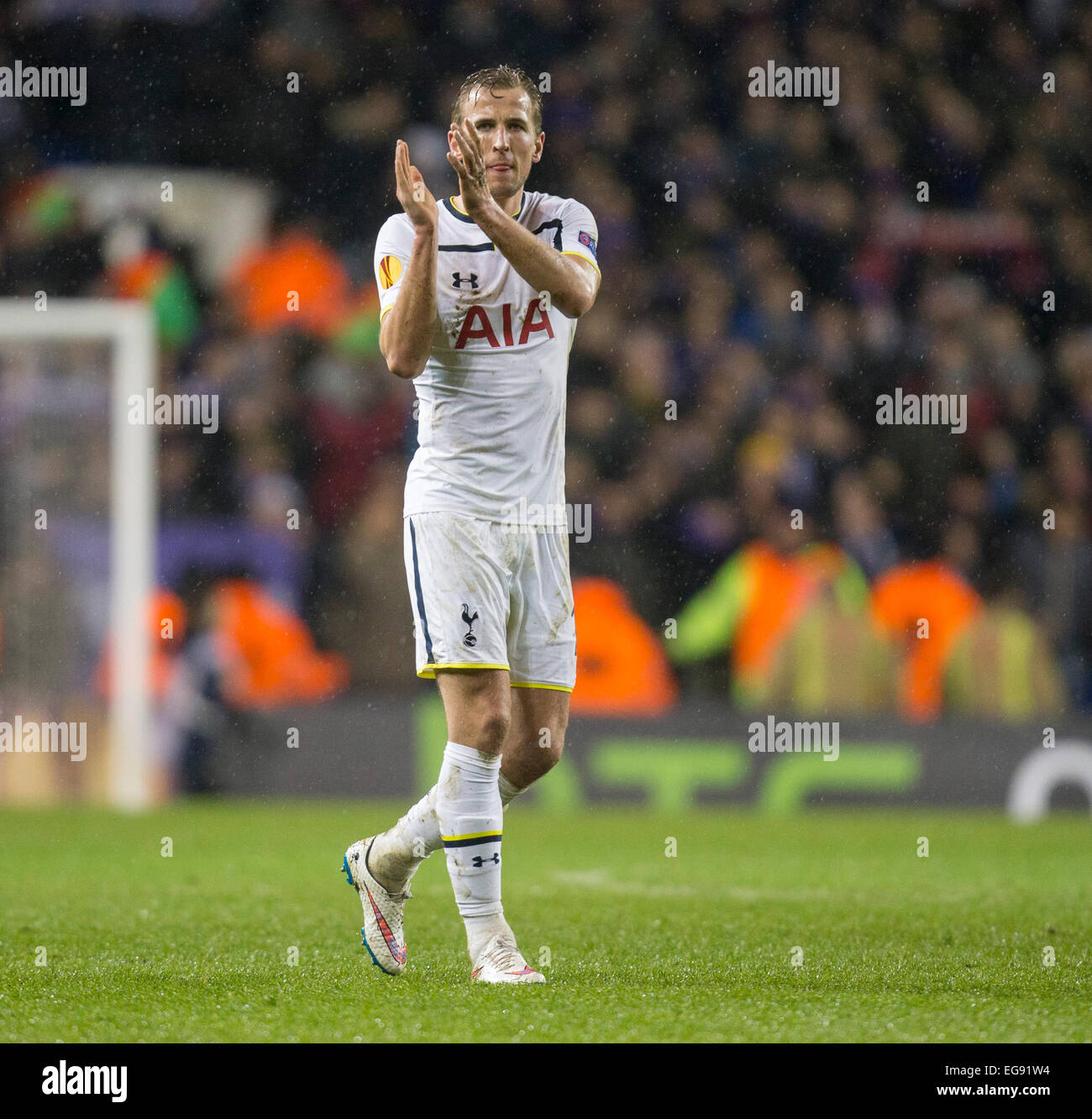 London, UK. 19th Feb, 2015. Europa League. Tottenham Hotspur versus  Fiorentina. Tottenham Hotspur's Harry Kane at