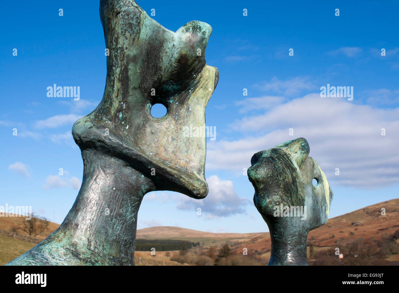 King and Queen', Henry Moore OM, CH, 1952–3, cast 1957