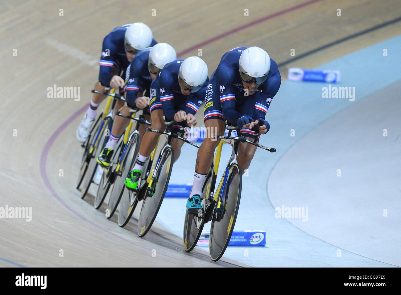 18.02.2015. Saint Quentin en Yvelines, Paris, France. World Champiships ...