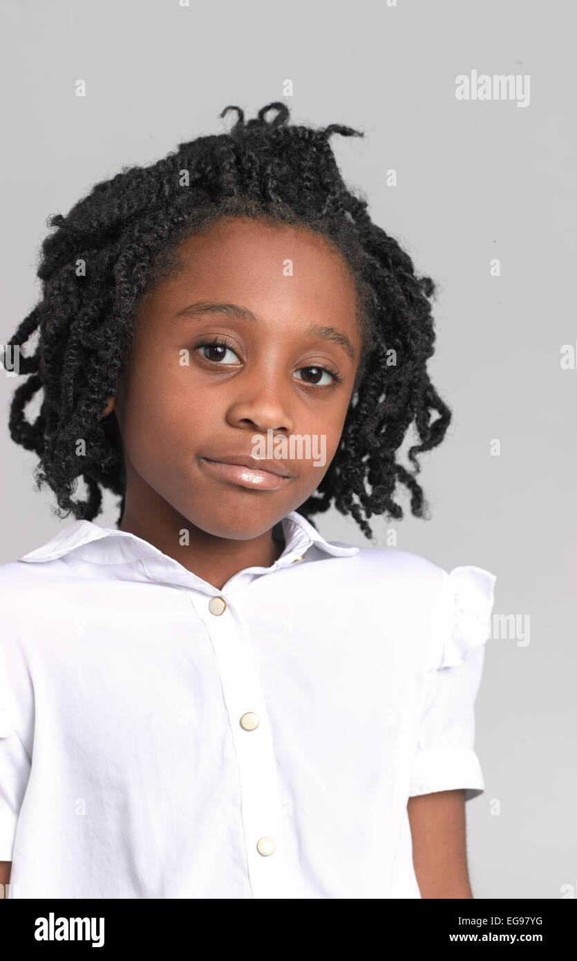 6 8 year old african american girl hi-res stock photography and images ...