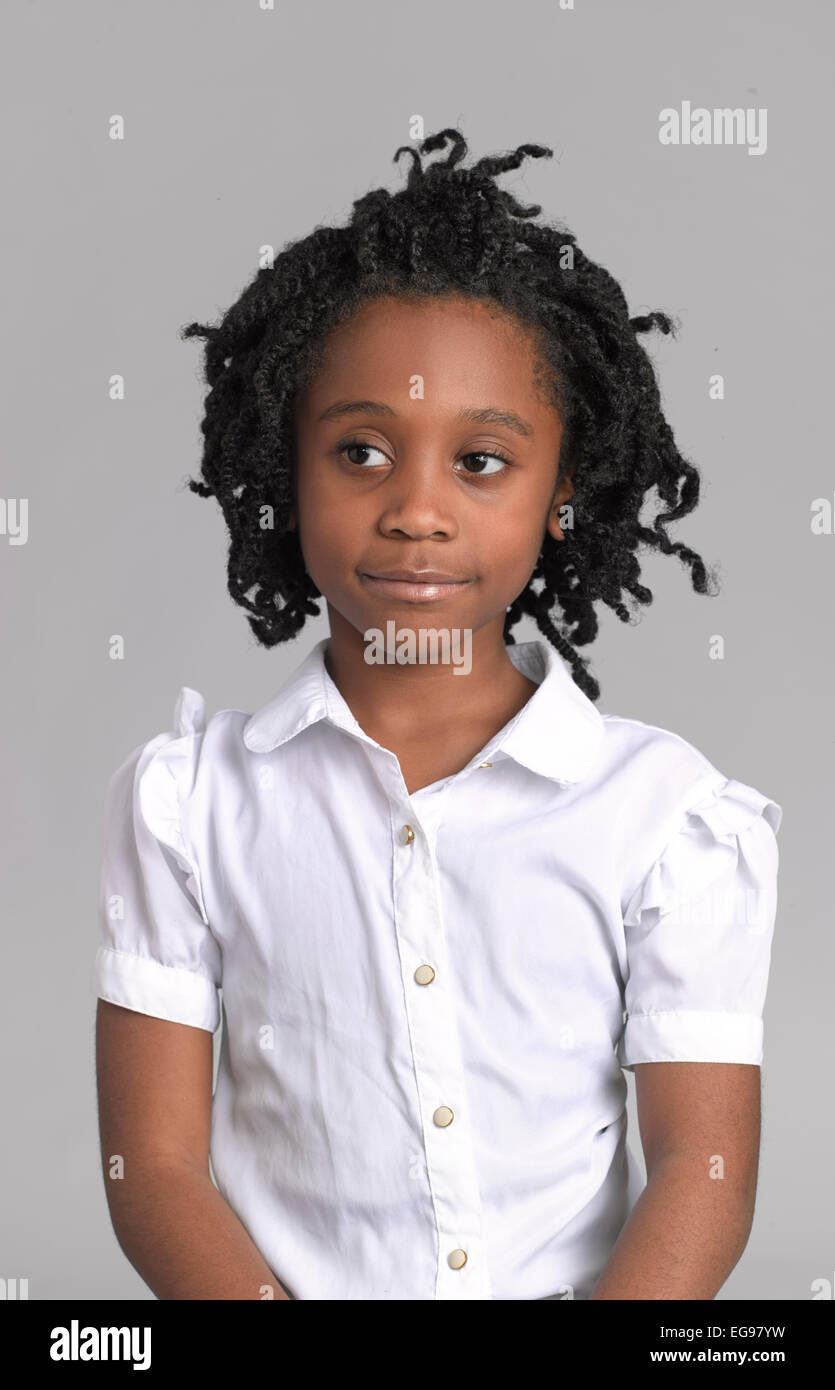 6 8 year old african american girl hi-res stock photography and images ...
