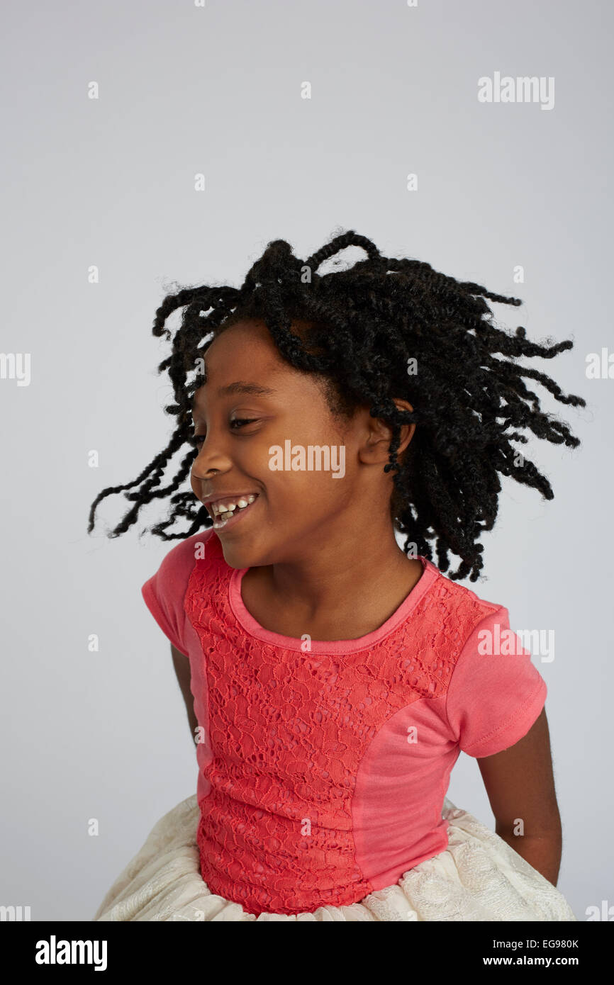 Photo Session With 7 Year Old Stock Photo Alamy