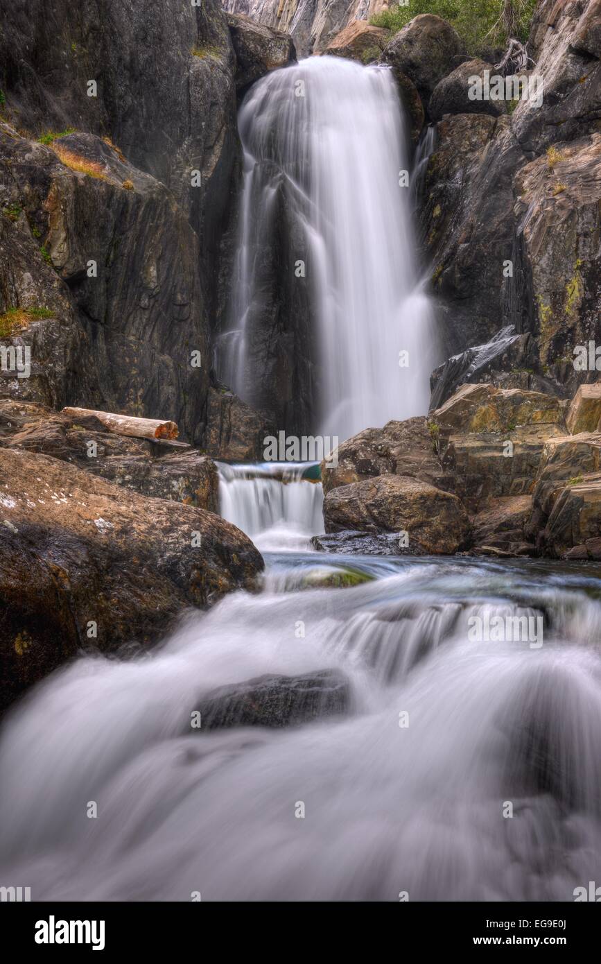 USA, California, Inyo National Forest, Shadow Creek Falls Stock Photo