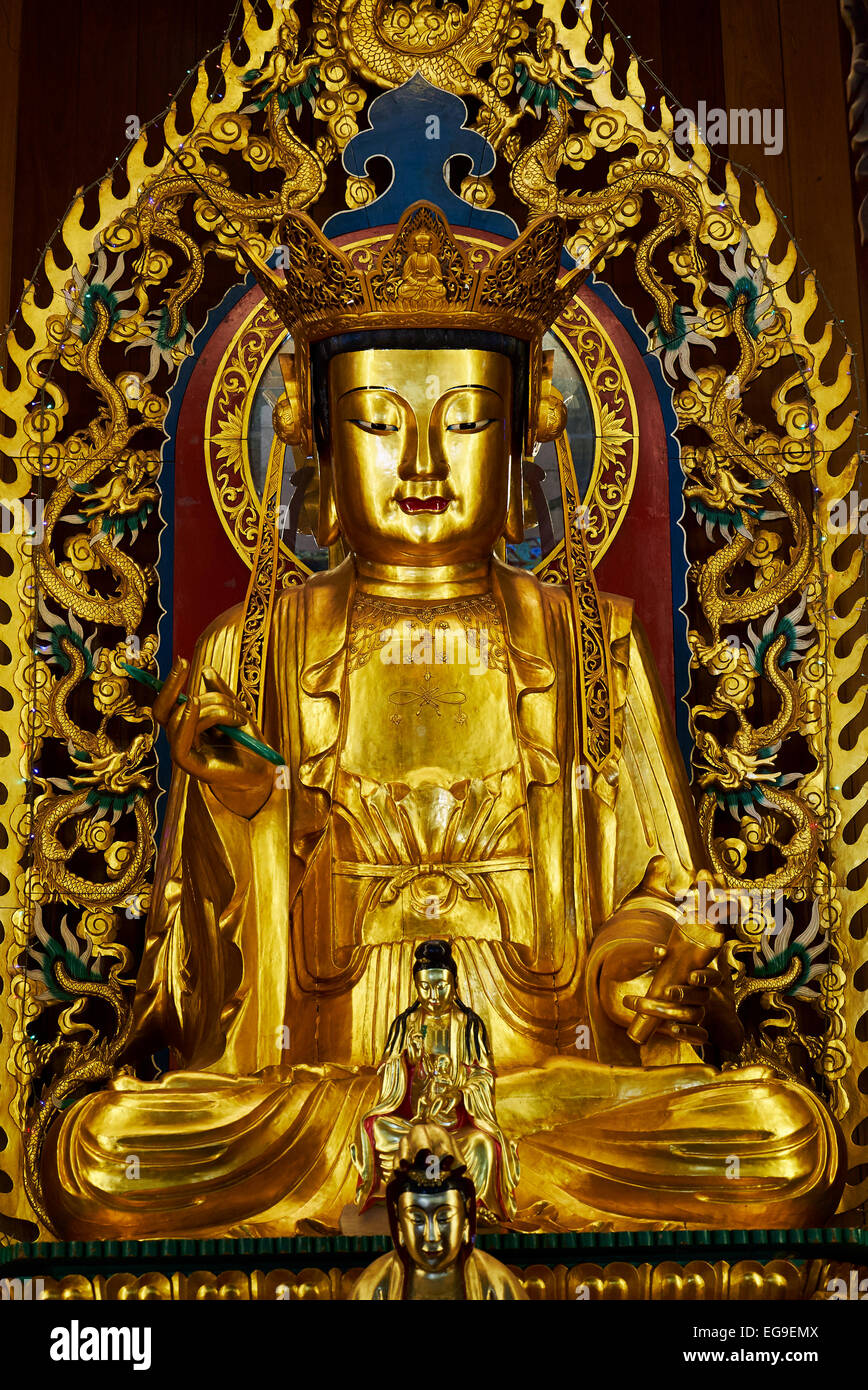 Malaysia, Golden Buddha of Kek Lok Si Stock Photo - Alamy