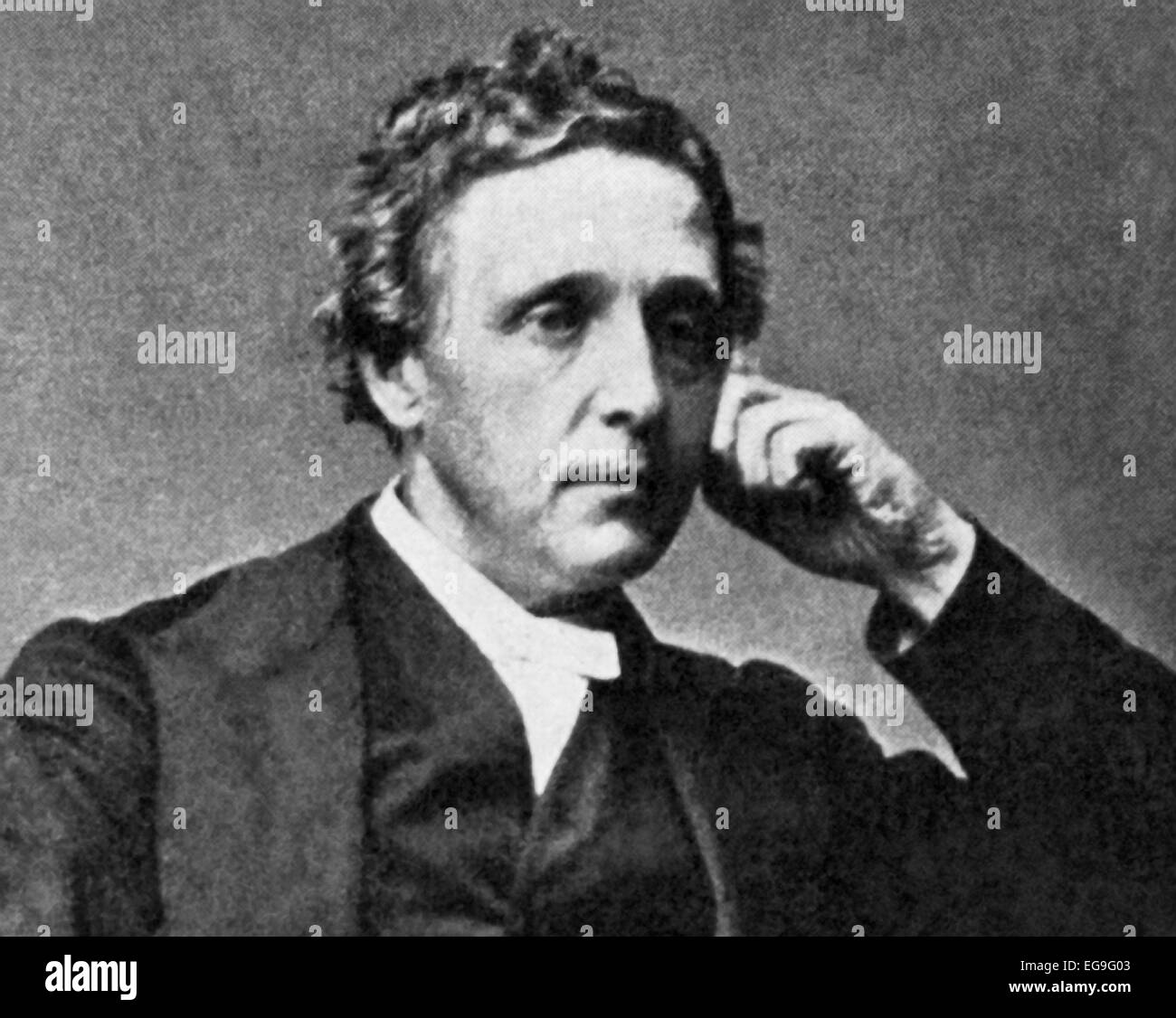 Vintage portrait photo of Lewis Carroll Stock Photo Alamy
