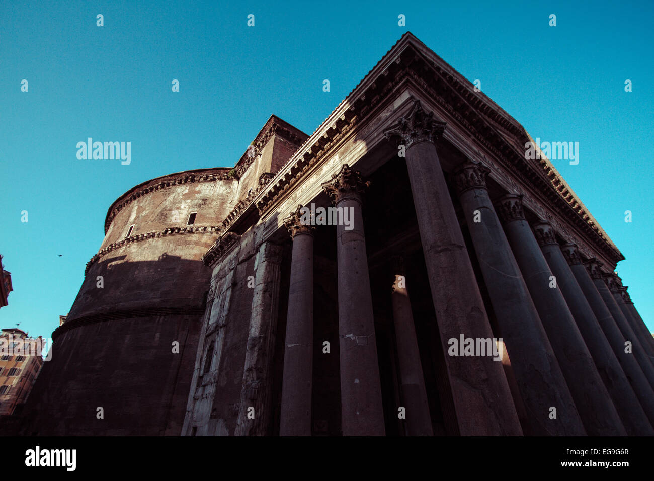 Italy, Rome, Pantheon at sunrise Stock Photo