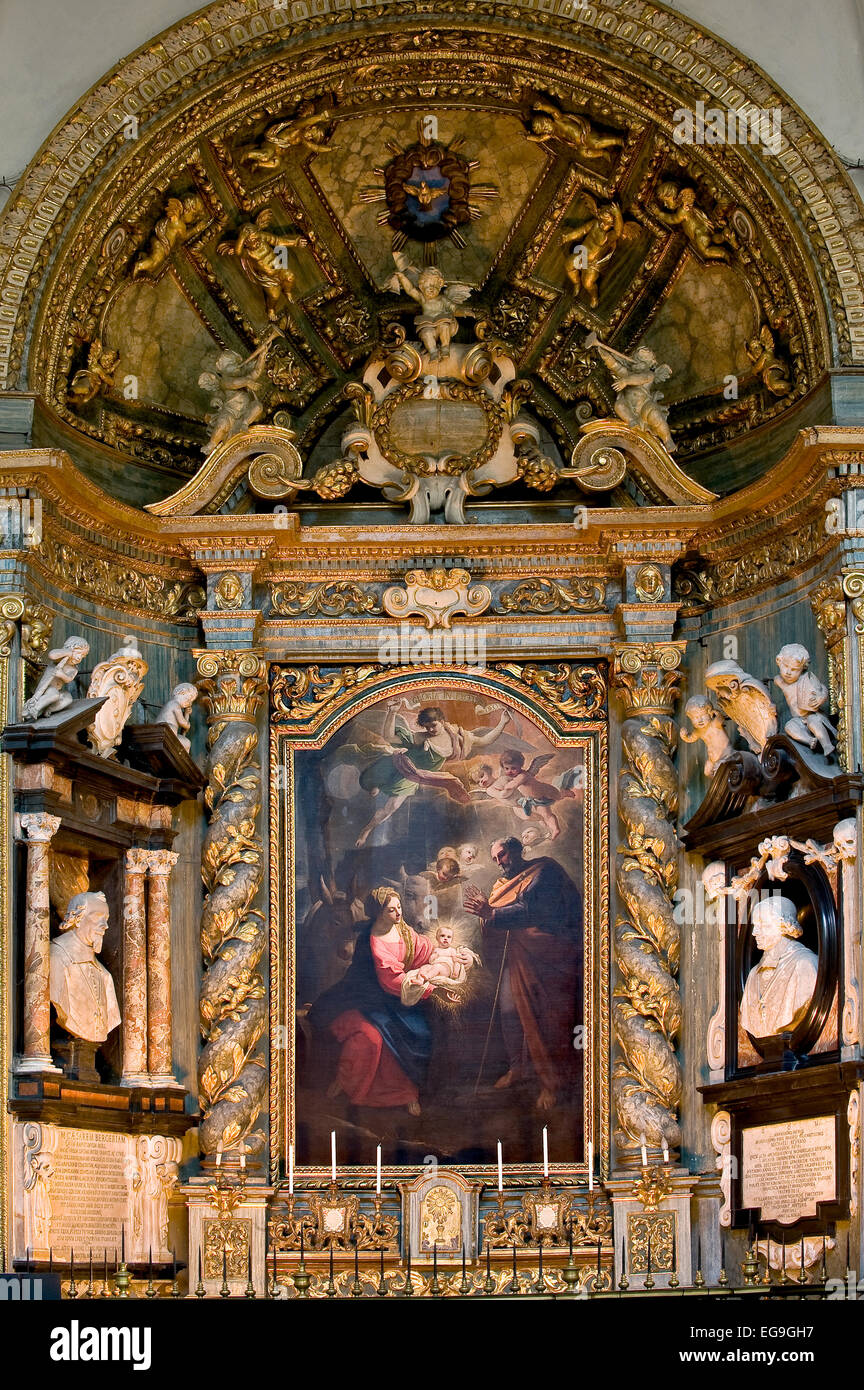 Piedmont, Turin, Duomo, Chapel of the Nativity by Giovanni Comandù da  Mondovì 1795 Stock Photo