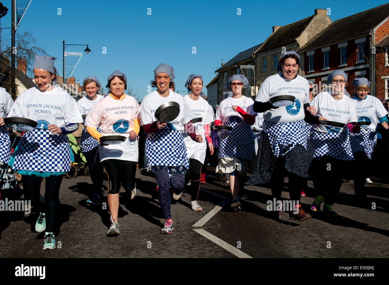 Olney pancake race hires stock photography and images Alamy