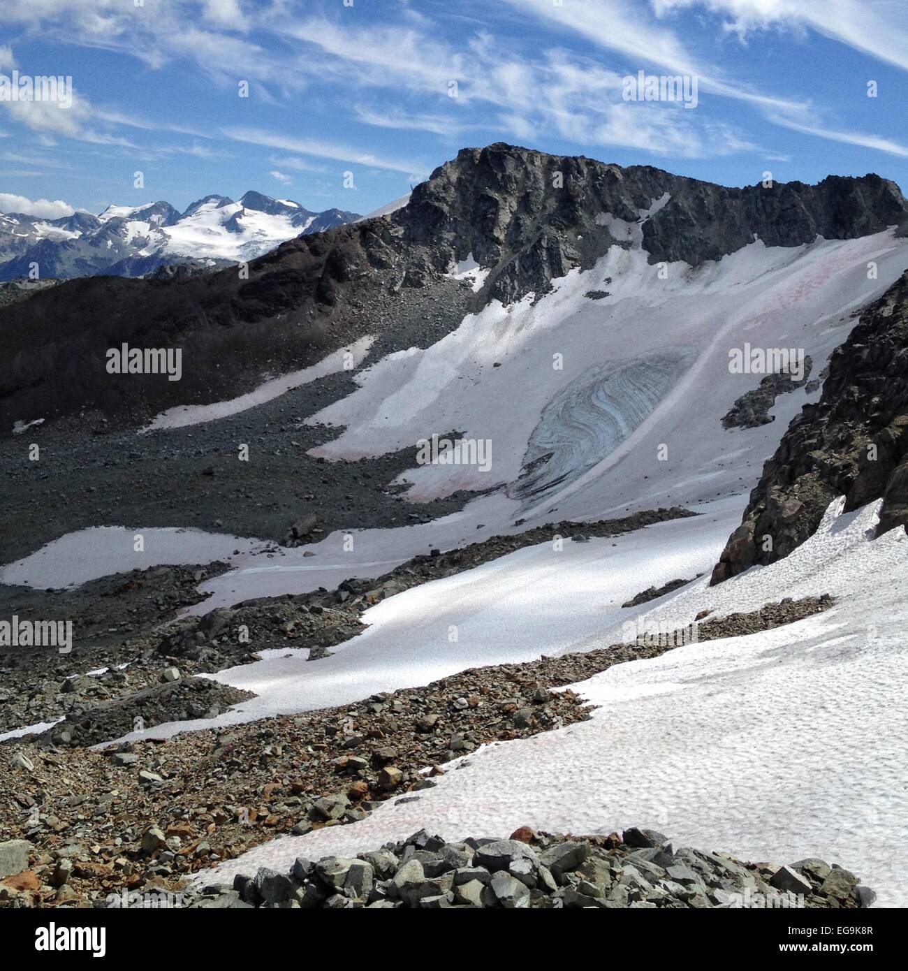Beautiful snow capped mountains hi-res stock photography and images - Alamy