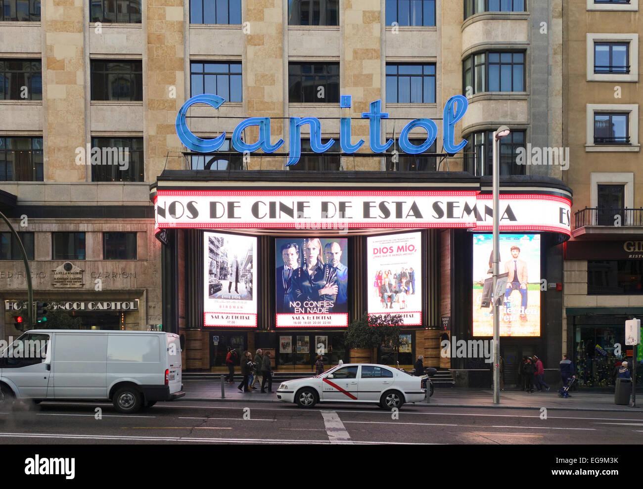 Movie theater, Capitol cinemas, cinema, films, film, in Madrid, Spain Stock  Photo - Alamy
