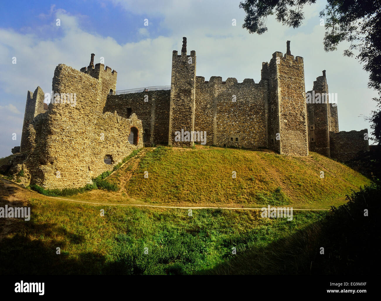 Framlington Castle. Suffolk, East Anglia, England. UK Stock Photo Alamy