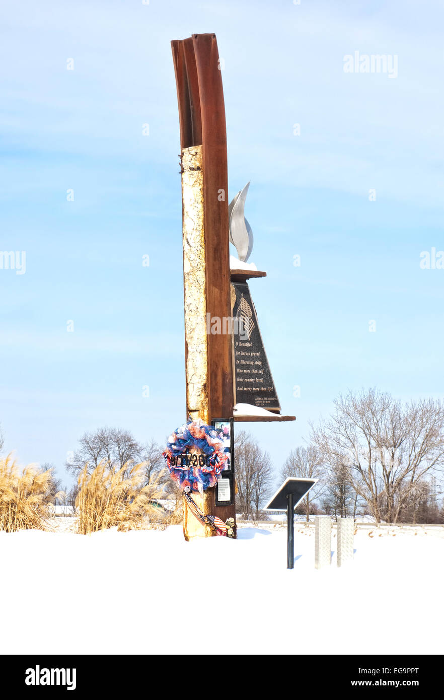 9/11 memorial in Dewitt, New York Stock Photo Alamy