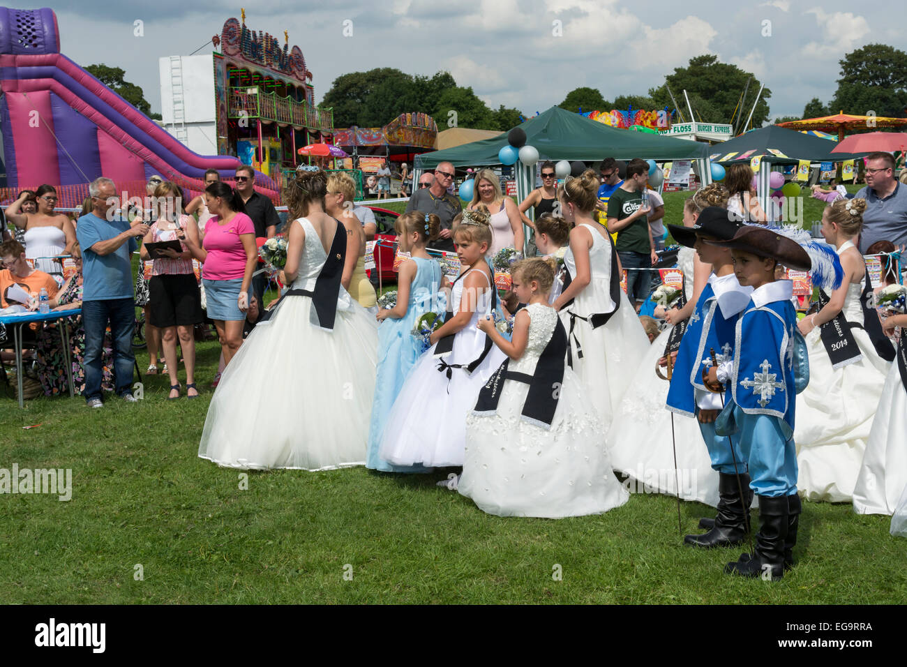 Carnival Royalty arena with the Carnival Queens Chesterfield Derbyshire