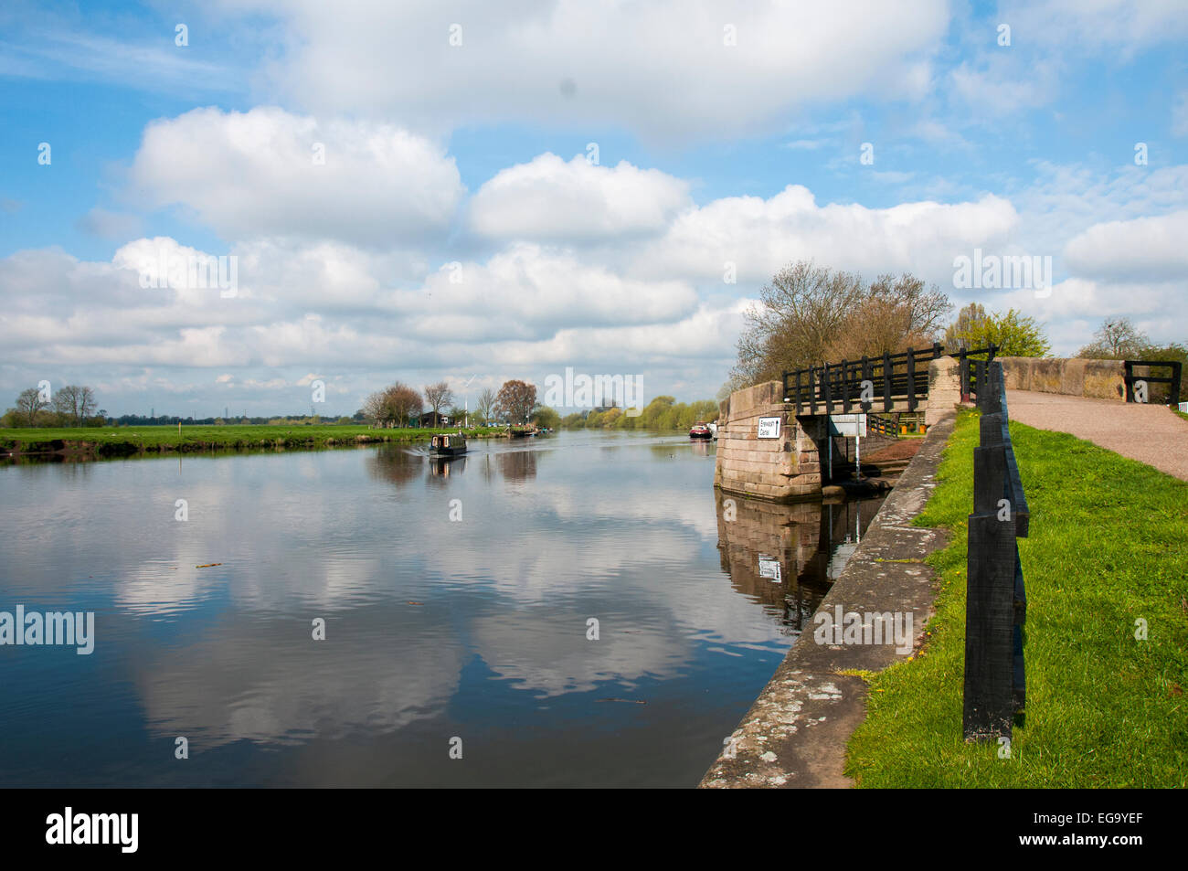Trent Lock, Sawley Nottinghamshire England UK Stock Photo Alamy