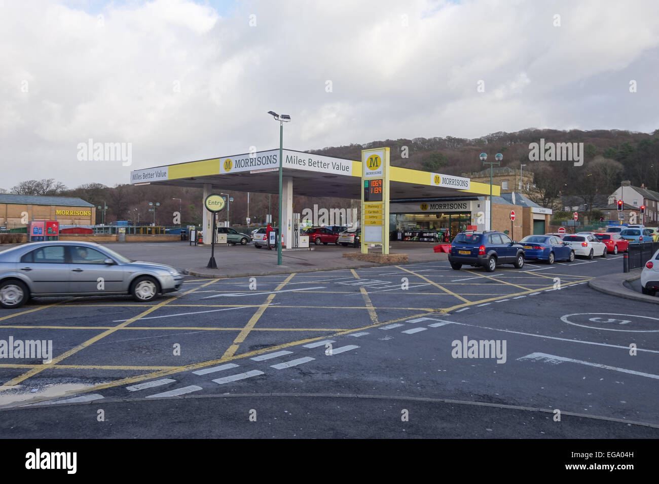 Morrisons fuel station hires stock photography and images Alamy