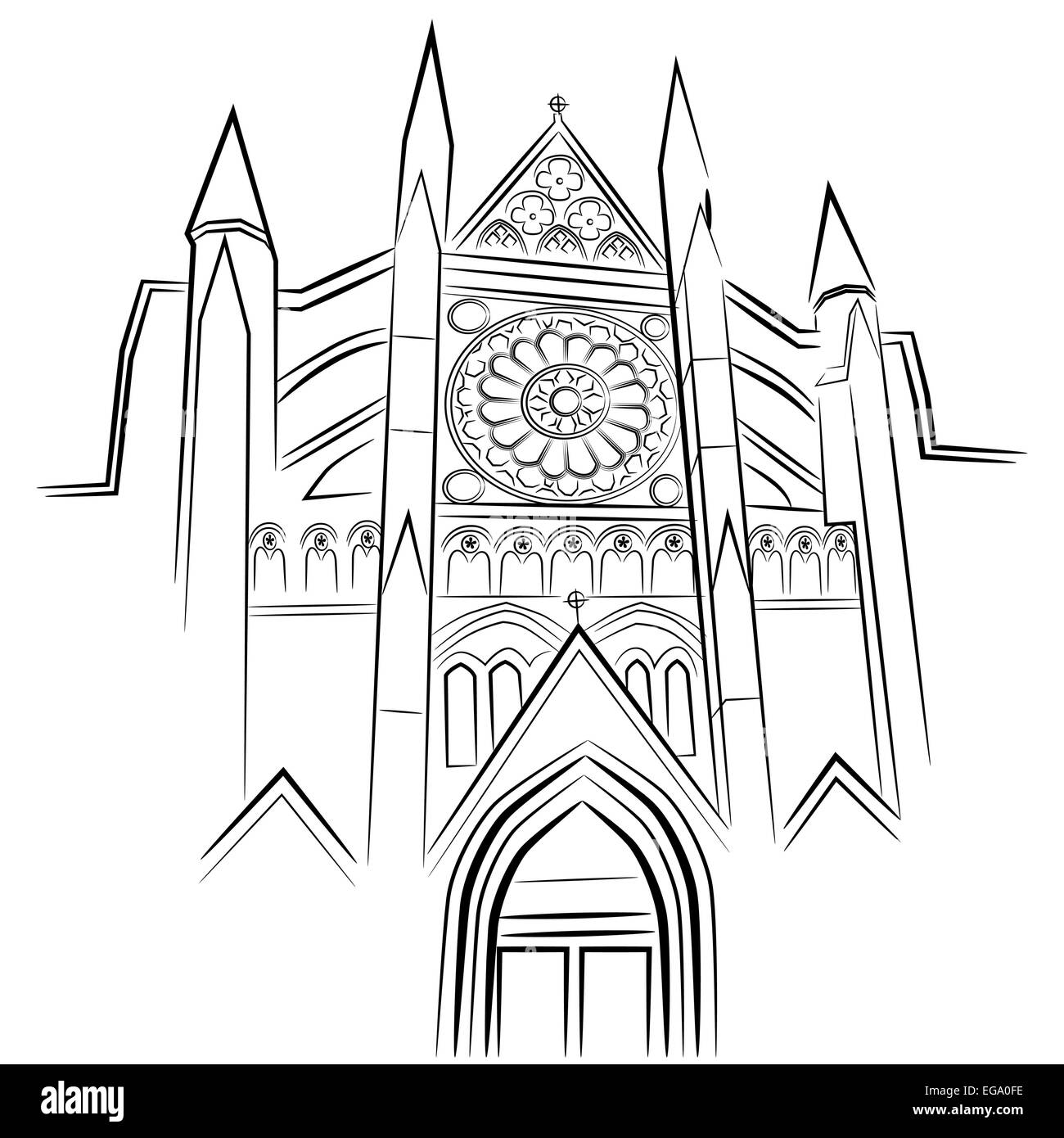 Westminster abbey Black and White Stock Photos & Images Alamy