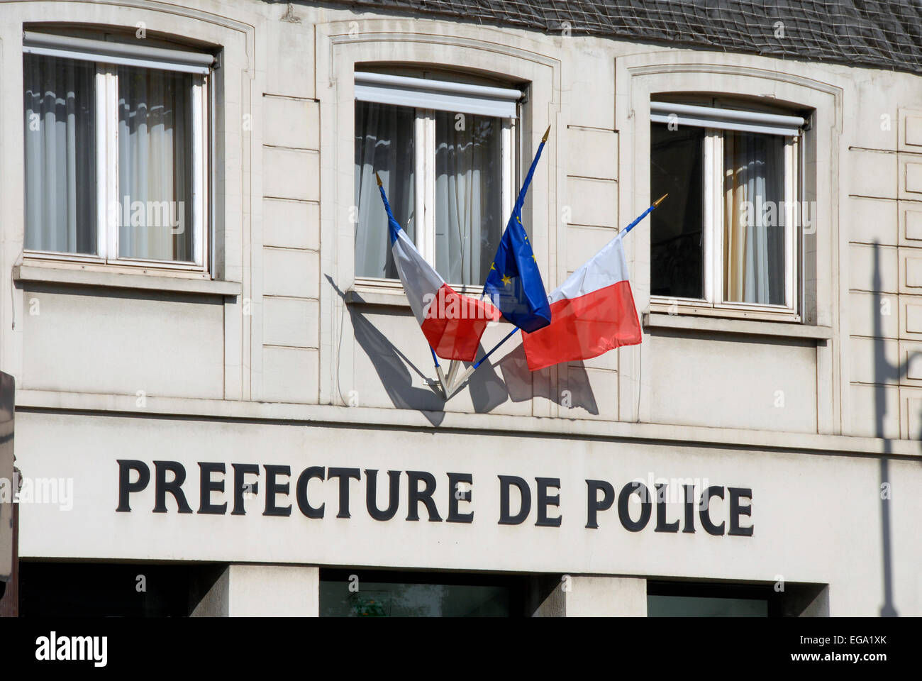 Office of Prefecture de Police, Paris, France Stock Photo