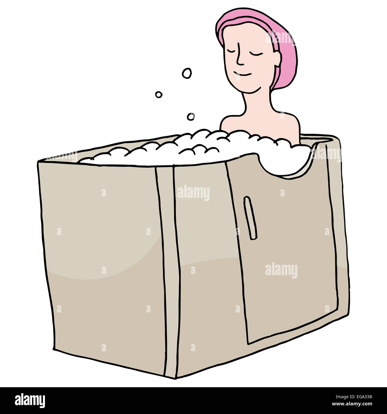 An image of a walkin bathtub Stock Photo Alamy