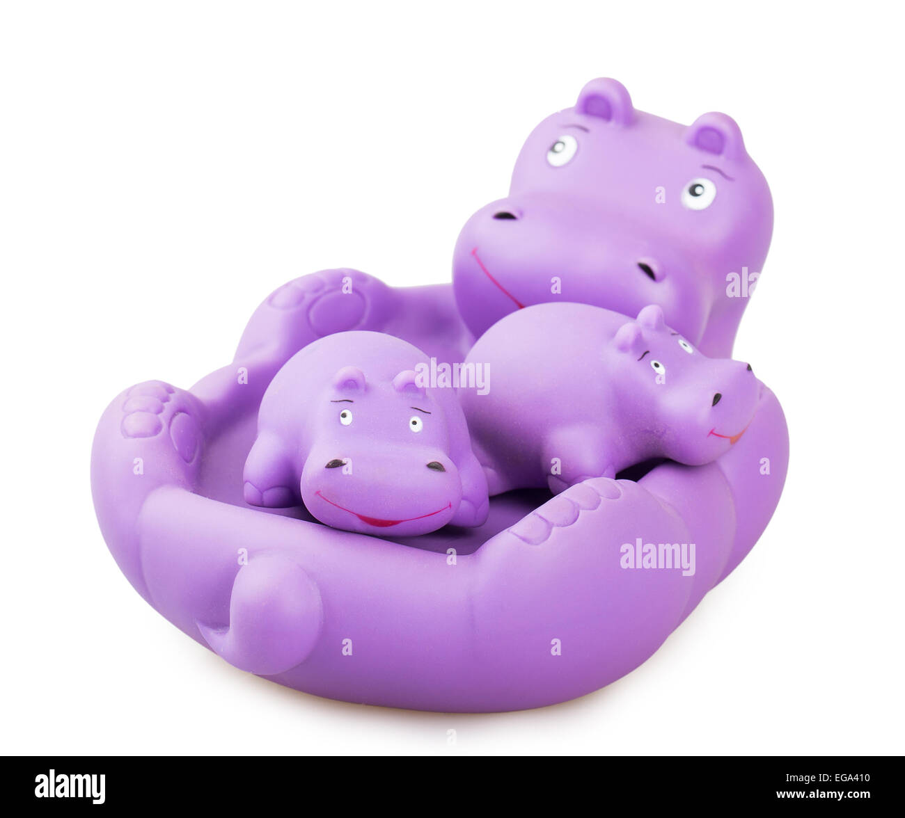 toy hippo isolated rubber hippopotamus animal Stock Photo Alamy