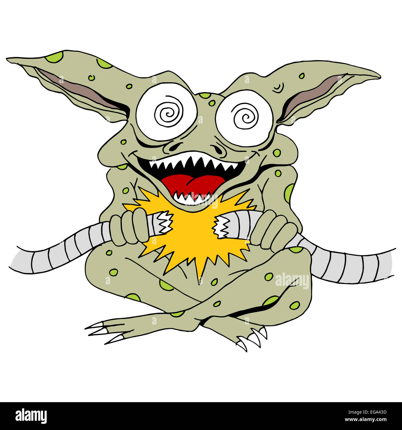 An image of a gremlin. Stock Photo