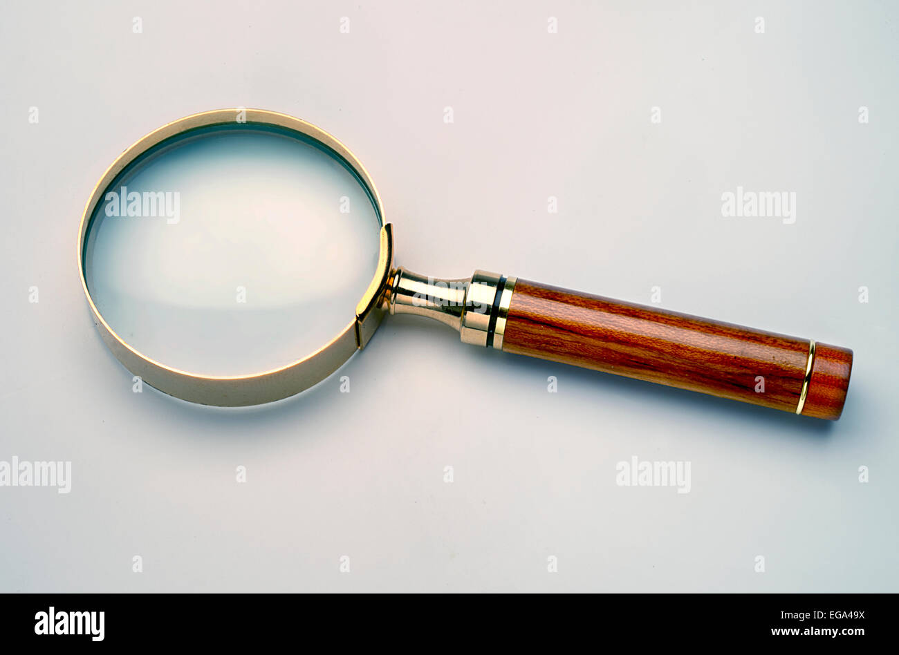 magnifying glass Stock Photo